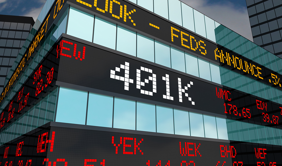 401K Retirement Savings Investment Account Stock Market Ticker 3